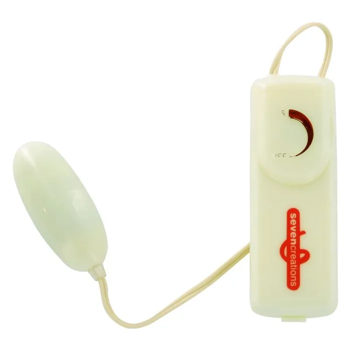 Dildos SEVEN CREATIONS SEVENCREATIONS UOVA VIBRANTE GLOW IN THE DARK