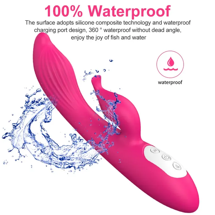 Female Sex Toys The Flame Warming 12 Function Rabbit Vibrator Pleasure Passion