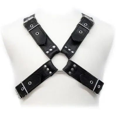 IMBRACATURA CON FIBBIE DEL CORPO IN PELLE LEATHER BODY Female Sex Toys