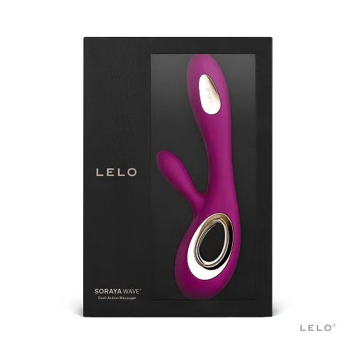 Lelo Lelo Soraya Wave Dual Action Vibrator Deep Rose Vibrators Lelo Lelo Soraya Wave Dual Action Vibrator Deep Rose Vibrators