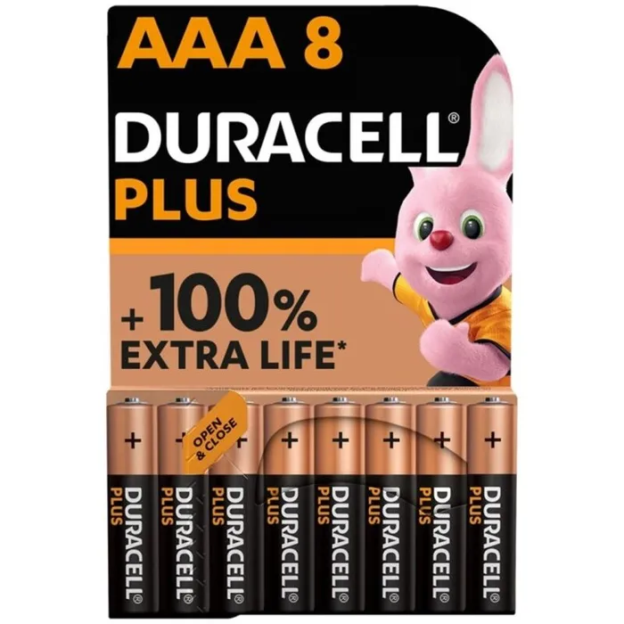 Male Sex Toys DURACELL PLUS POWER 100 BATTERIA ALCALINA AAA LR03 8 UNIT DURACELL Male Sex Toys DURACELL PLUS POWER 100 BATTERIA ALCALINA AAA LR03 8 UNIT DURACELL