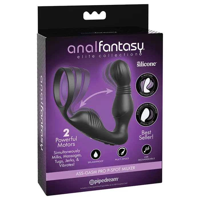Male Sex Toys Pipedream Anal Fantasy Elite Ass Gasm Pro PSpot Milker