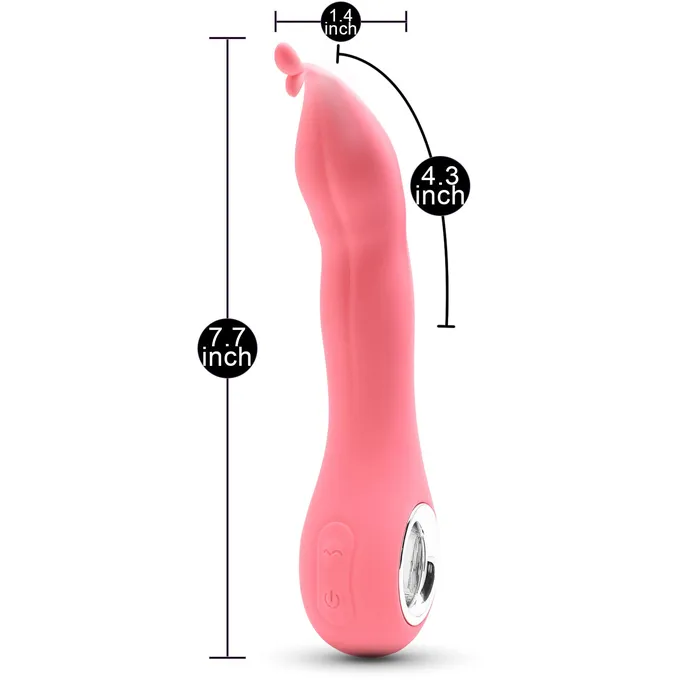 Pleasure Malta Vibrators Pink 7 Speeds Rechargeable GSpot Vibrator