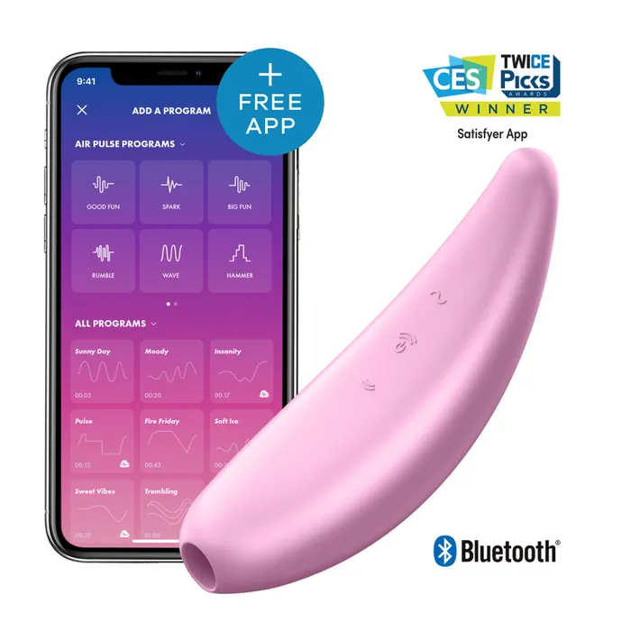 SATISFYER CONNECT SATISFYER CURVY 3 ROSA Vibrators