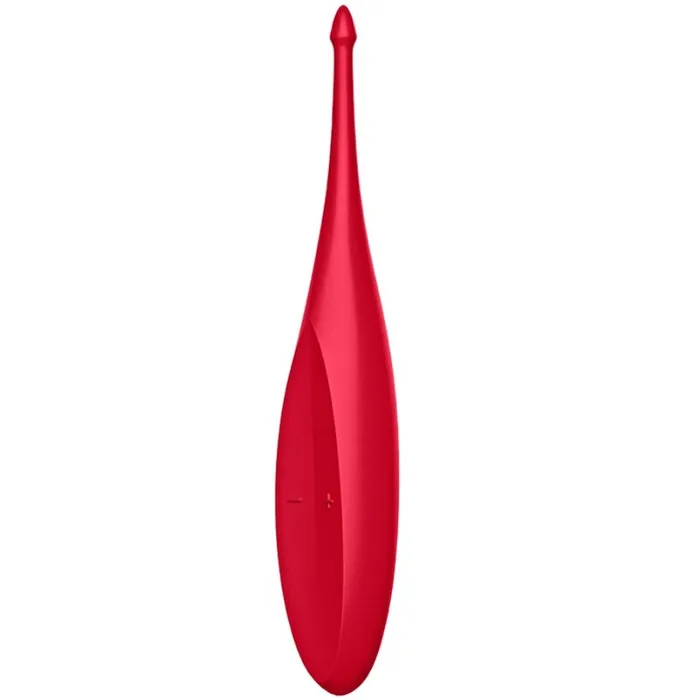 SATISFYER VIBRATOR Male Sex Toys VIBRATORE SODDISFACENTE TWIRLING FUN TIP ROSSO