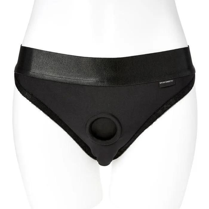 Sportsheets Female Sex Toys EmEx Crotchless Silhouette Harness