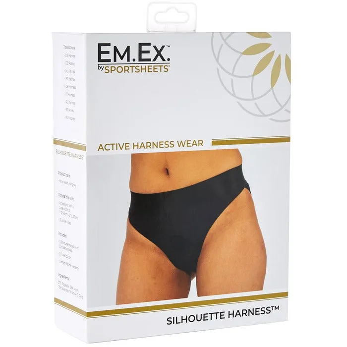 Sportsheets Female Sex Toys EmEx Crotchless Silhouette Harness