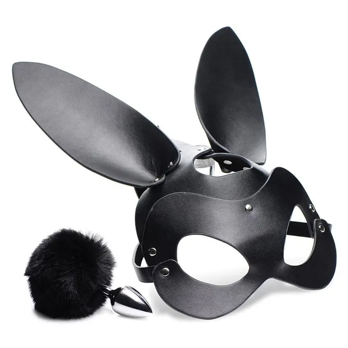 Tailz Bunny Mask With Plug Set XR Brands Anal