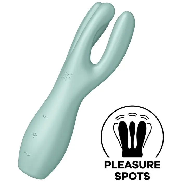 VIBRATORE SATISFYER THREESOME 3 NUOVO SATISFYER VIBRATOR Vibrators