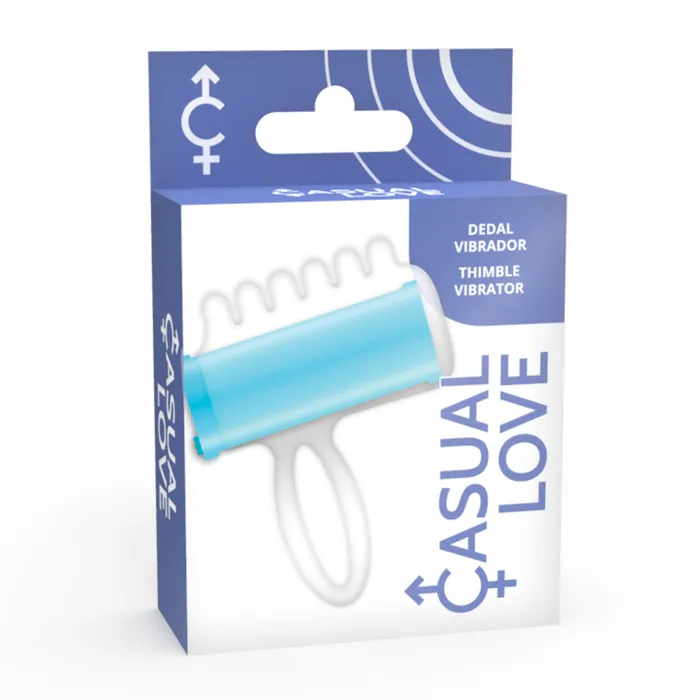Vibrators CASUAL LOVE STIMOLATORE A DITA BLU CASUAL LOVE