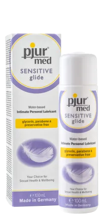Vibrators Pleasure Malta pjur med SENSITIVE glide 100ml