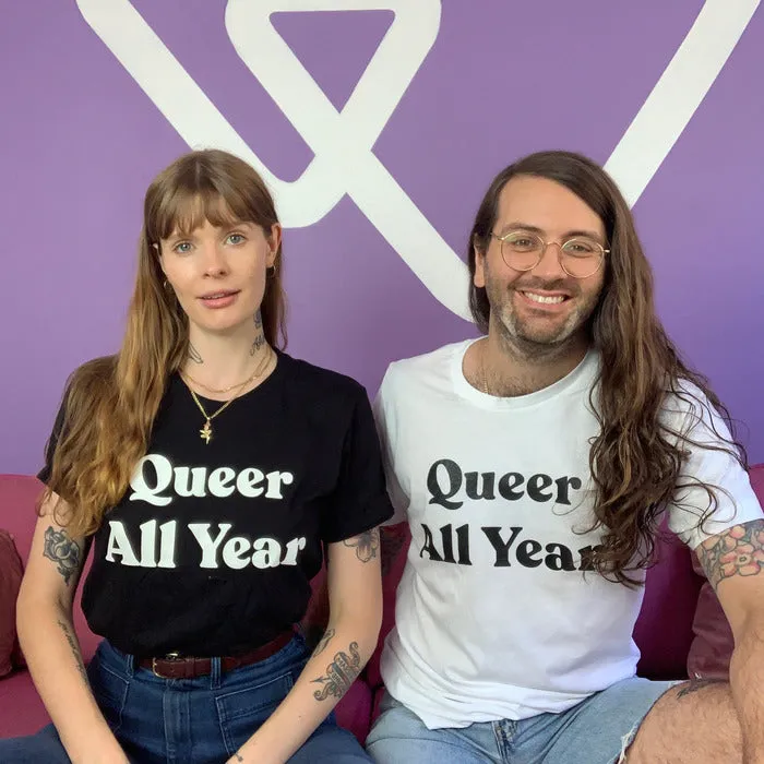 Vibrators Wild Flower Queer All Year Tee