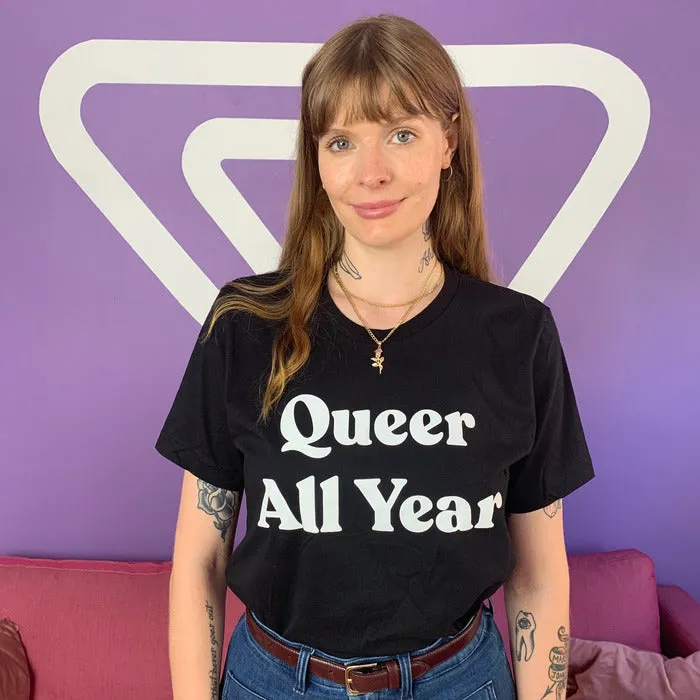 Vibrators Wild Flower Queer All Year Tee