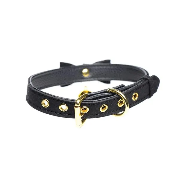 XR Brands Male Sex Toys Master Series Golden Kitty Cat Bell Collar