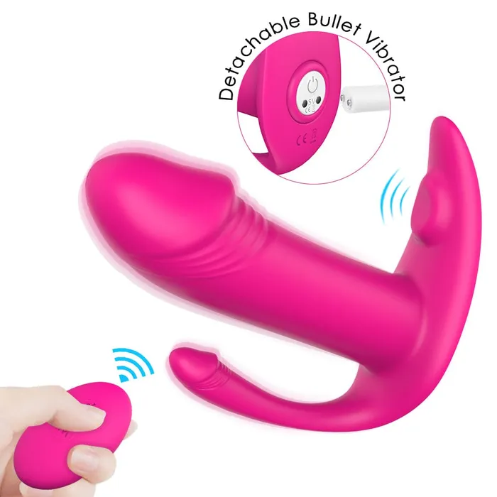 Aise Triple Stimulation HandsFree Wearable Vibe TooTimidcom Vibrators