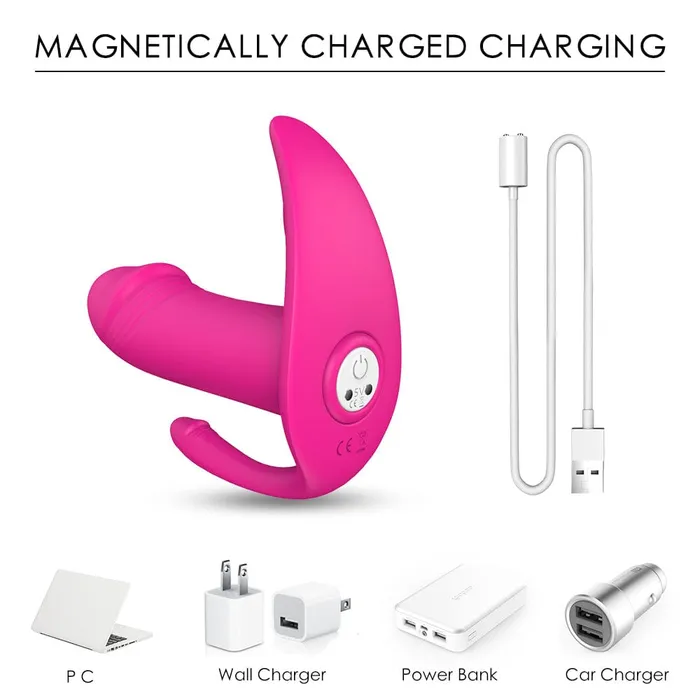 Aise Triple Stimulation HandsFree Wearable Vibe TooTimidcom Vibrators