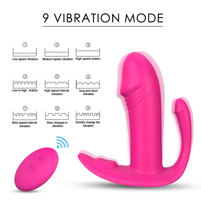 Aise Triple Stimulation HandsFree Wearable Vibe TooTimidcom Vibrators
