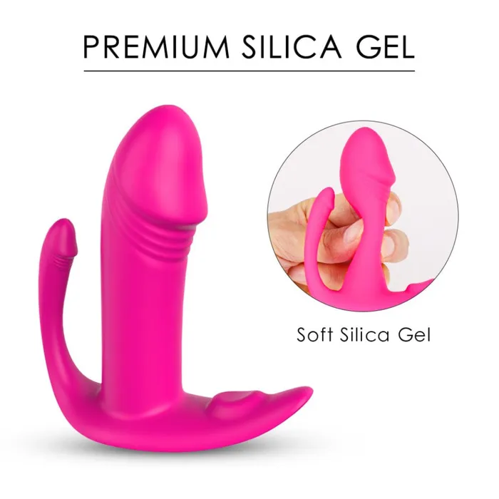Aise Triple Stimulation HandsFree Wearable Vibe TooTimidcom Vibrators
