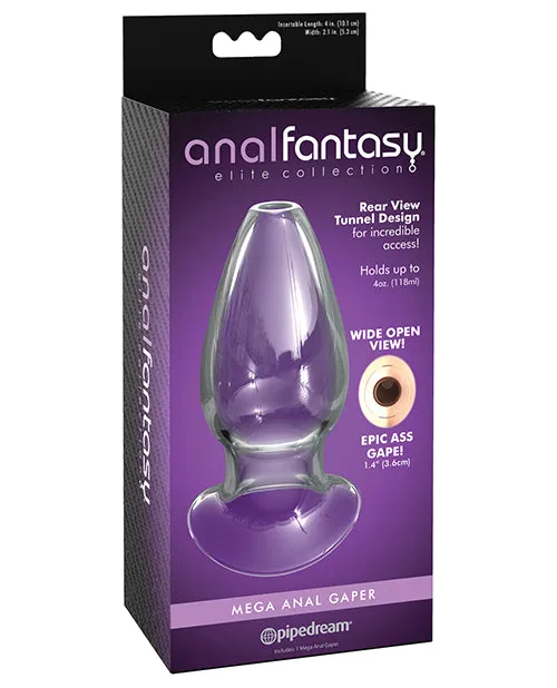 Anal Anal Fantasy Elite Collection Mega Anal Glass Gaper Pipedream