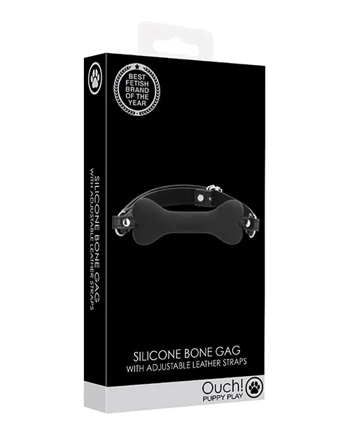 Anal Shots Ouch Puppy Play Silicone Bone Gag Shots