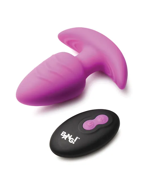 Anal XR Brands Bang Rotating Vibrating Tapered Butt Plug wRemote