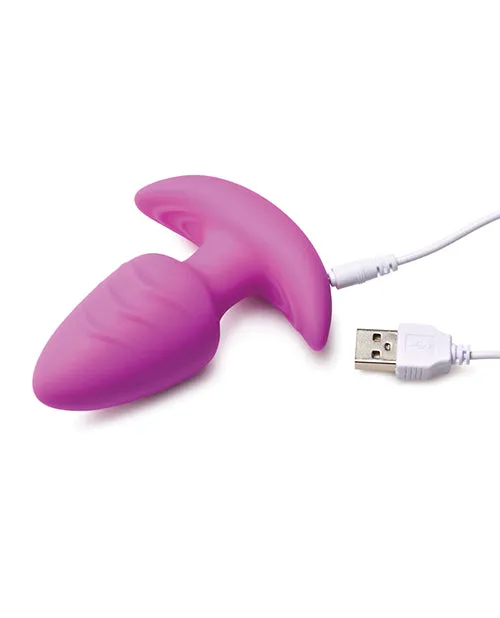 Anal XR Brands Bang Rotating Vibrating Tapered Butt Plug wRemote