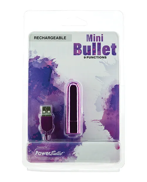 BMS Factory Female Sex Toys Mini Bullet Rechargeable Bullet 9 Functions