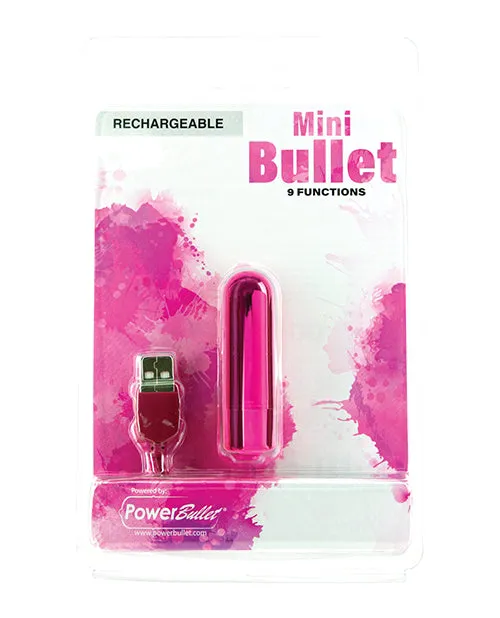 BMS Factory Female Sex Toys Mini Bullet Rechargeable Bullet 9 Functions