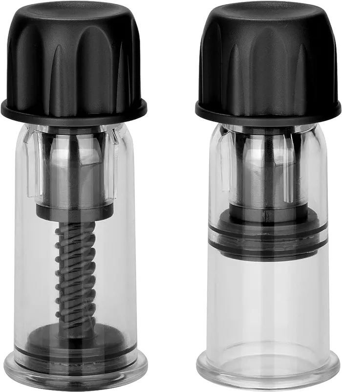CalExotics Couples Nipple Play Vacuum Twist Suckers