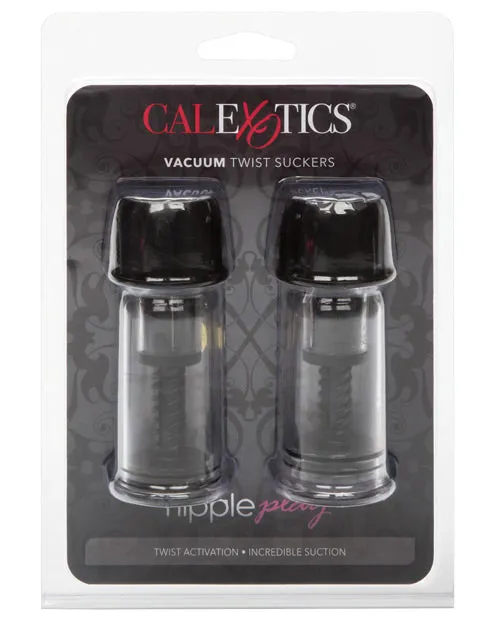 CalExotics Couples Nipple Play Vacuum Twist Suckers