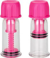CalExotics Couples Nipple Play Vacuum Twist Suckers