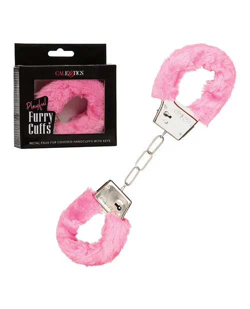 CalExotics Couples Playful Furry Cuffs