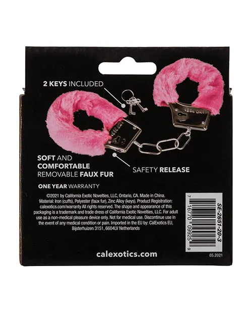 CalExotics Couples Playful Furry Cuffs