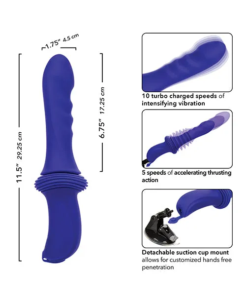 CalExotics Female Sex Toys Overdrive Ridged Shaft Remote Control Sex Machine CalExotics Female Sex Toys Overdrive Ridged Shaft Remote Control Sex Machine
