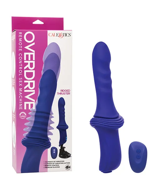 CalExotics Female Sex Toys Overdrive Ridged Shaft Remote Control Sex Machine CalExotics Female Sex Toys Overdrive Ridged Shaft Remote Control Sex Machine