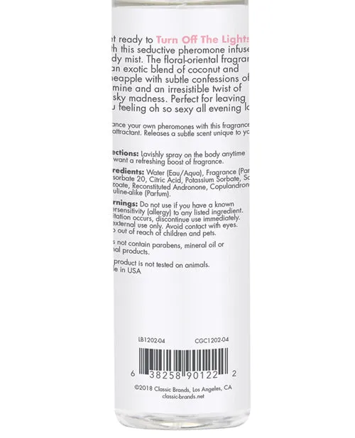 Classic Brands Cgc Body Mist with Pheromones Female Sex Toys Classic Brands Cgc Body Mist with Pheromones Female Sex Toys