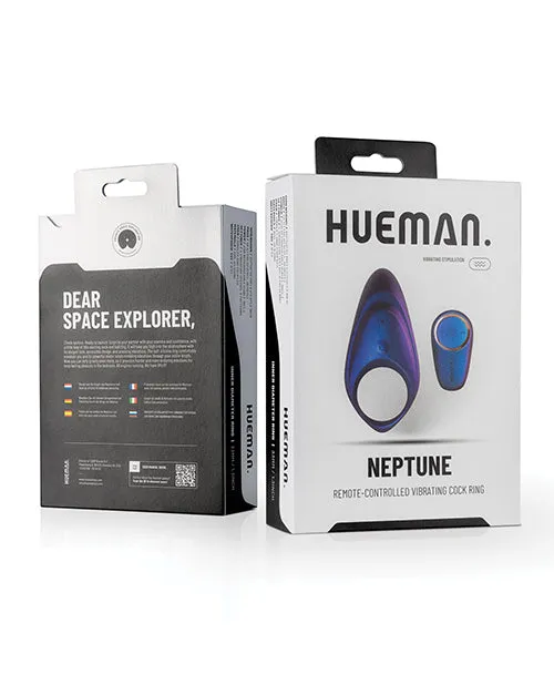 Couples Hueman Hueman Neptune Vibrating Cock Ring Purple