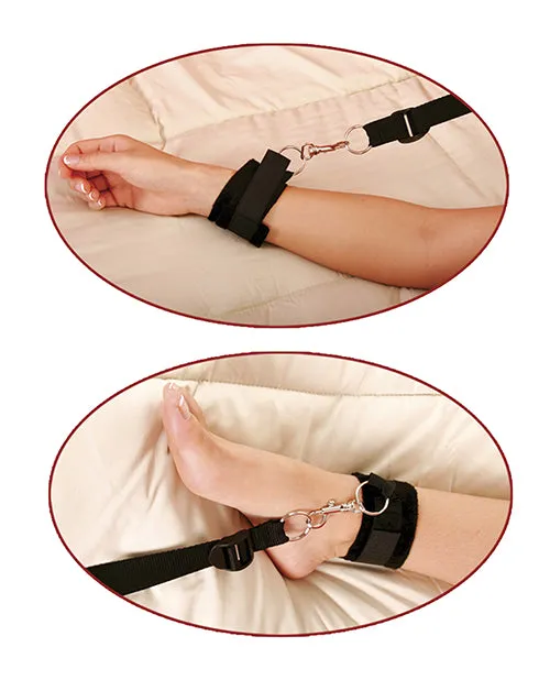Couples Pipedream Fetish Fantasy Series Bed Restraint Bondage Kit
