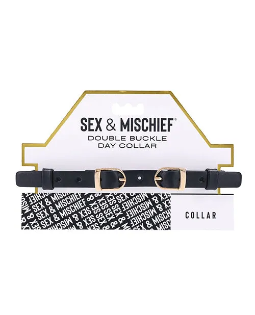 Couples Sportsheets Sex Mischief Double Buckle Day Collar