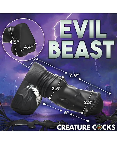 Creature Cocks Venom Silicone Dildo Black Creature Cocks Dildos