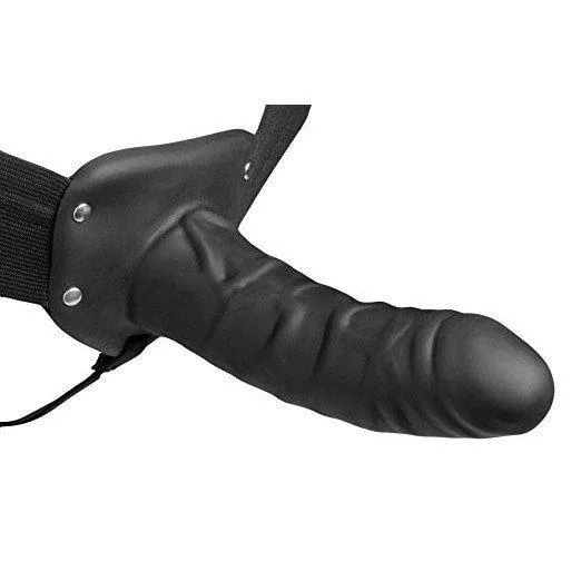Deluxe Erection Assist Hollow StrapOn XR Brands Female Sex Toys