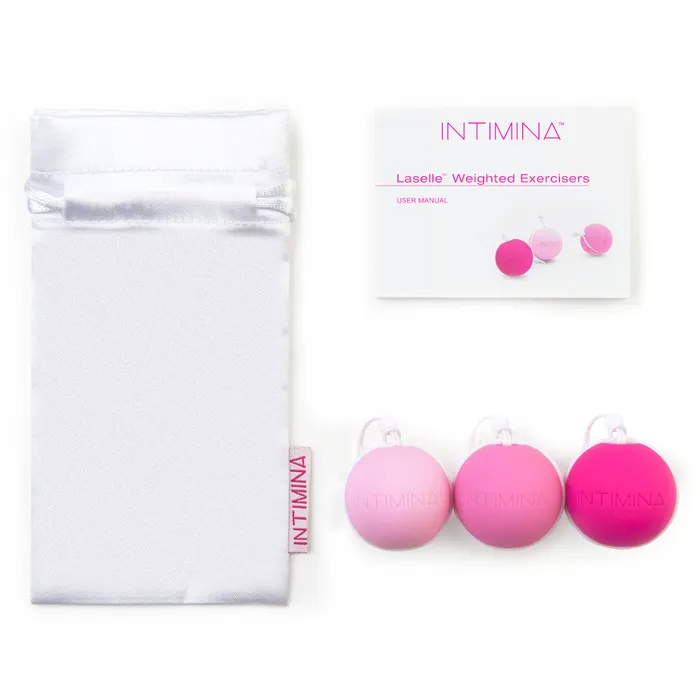 Dildos Intimina Intimina Laselle Routine Exercise Balls SET of 3 Pelvic Floor Weights Dildos Intimina Intimina Laselle Routine Exercise Balls SET of 3 Pelvic Floor Weights