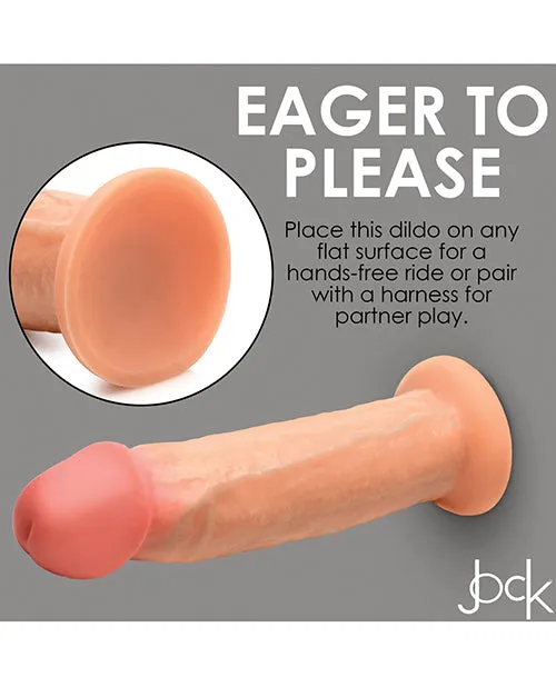 Dildos XR Brands Curve Toys Jock Real Skin Silicone 85 Dildo