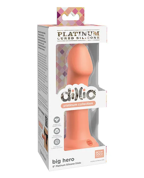 Dillio Platinum 6 Big Hero Silicone Dildo Pipedream Dildos Dillio Platinum 6 Big Hero Silicone Dildo Pipedream Dildos