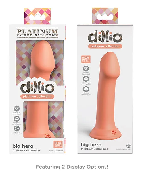 Dillio Platinum 6 Big Hero Silicone Dildo Pipedream Dildos Dillio Platinum 6 Big Hero Silicone Dildo Pipedream Dildos