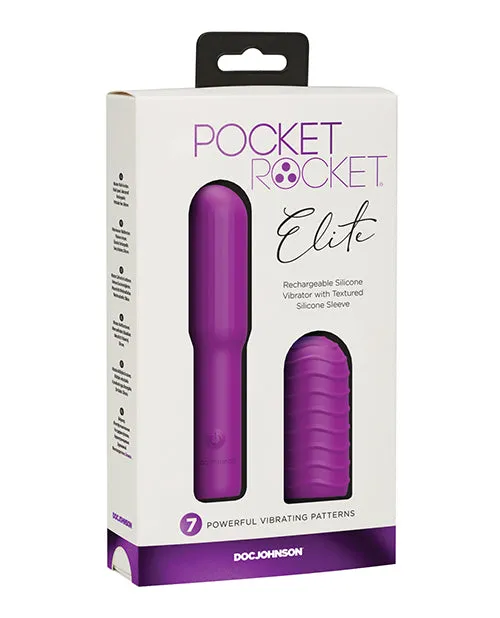 Doc Johnson Male Sex Toys Pocket Rocket Elite Rechargeable Wremovable Sleeve Doc Johnson Male Sex Toys Pocket Rocket Elite Rechargeable Wremovable Sleeve
