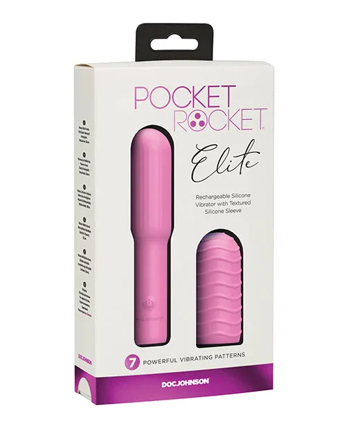 Doc Johnson Male Sex Toys Pocket Rocket Elite Rechargeable Wremovable Sleeve Doc Johnson Male Sex Toys Pocket Rocket Elite Rechargeable Wremovable Sleeve