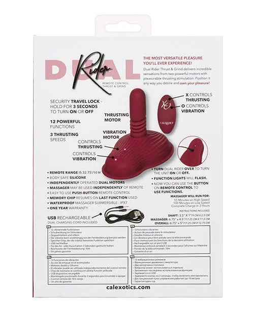 Dual Rider Remote Control Thrust And Grind CalExotics Female Sex Toys