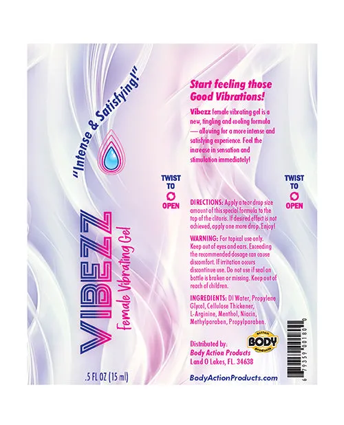 Enhancers Vibezz Stimulating Gel Body Action