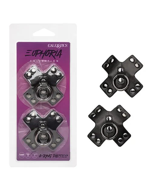 Euphoria Collection Oring Pasties Black Os CalExotics Anal